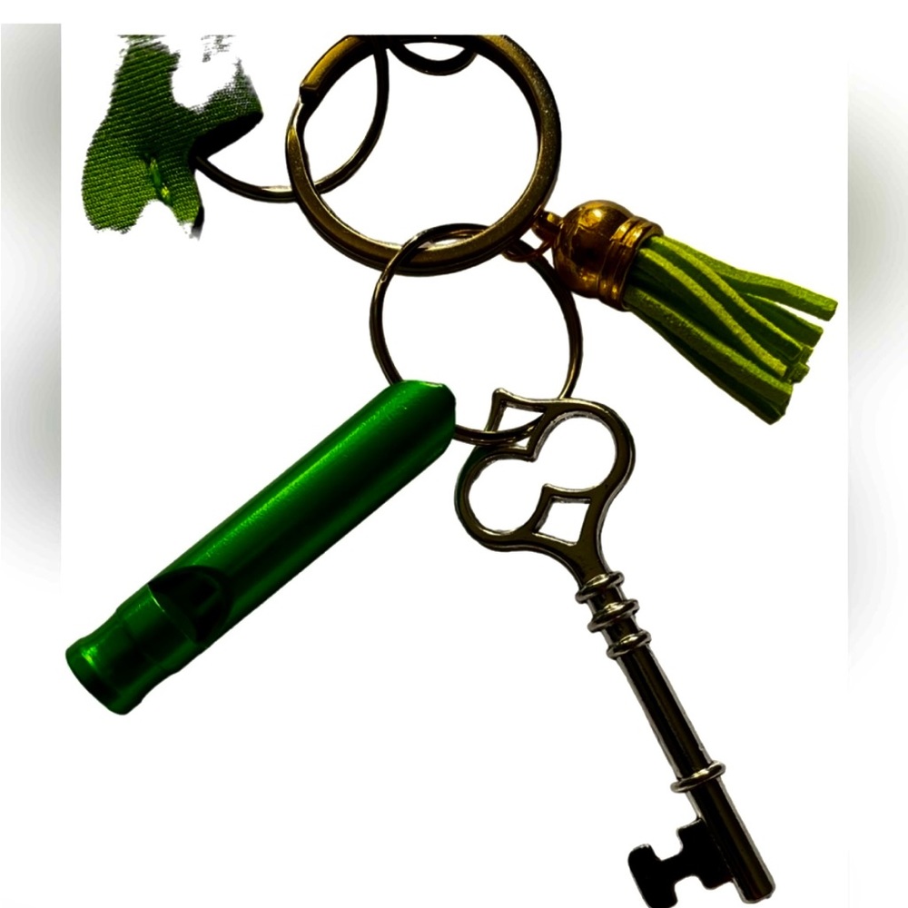 GREEN Multifunctional Bag Charm or Key Chain. - Picture 3 of 3